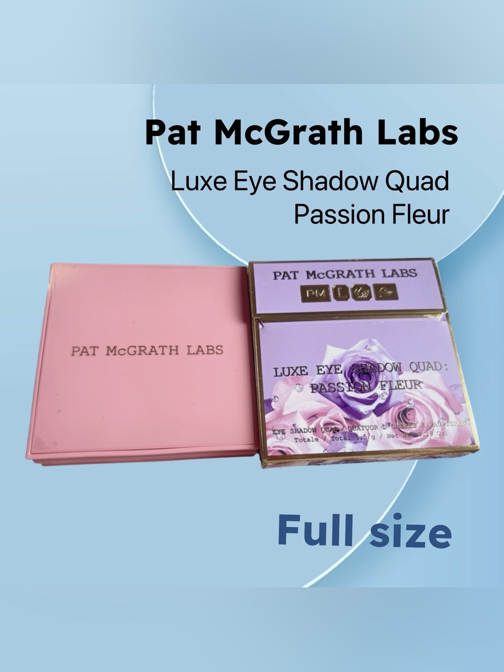 🇺🇸🆕📦NIB PAT MCGRATH LABS |4 | Soft Glam Passion Fleur Luxe Eye Shadow Quad*